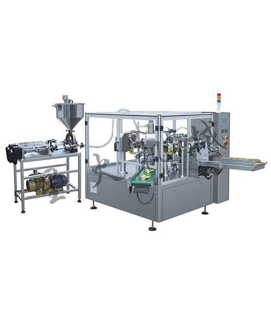 自立袋調味醬包裝機_袋裝番茄醬全自動包裝機